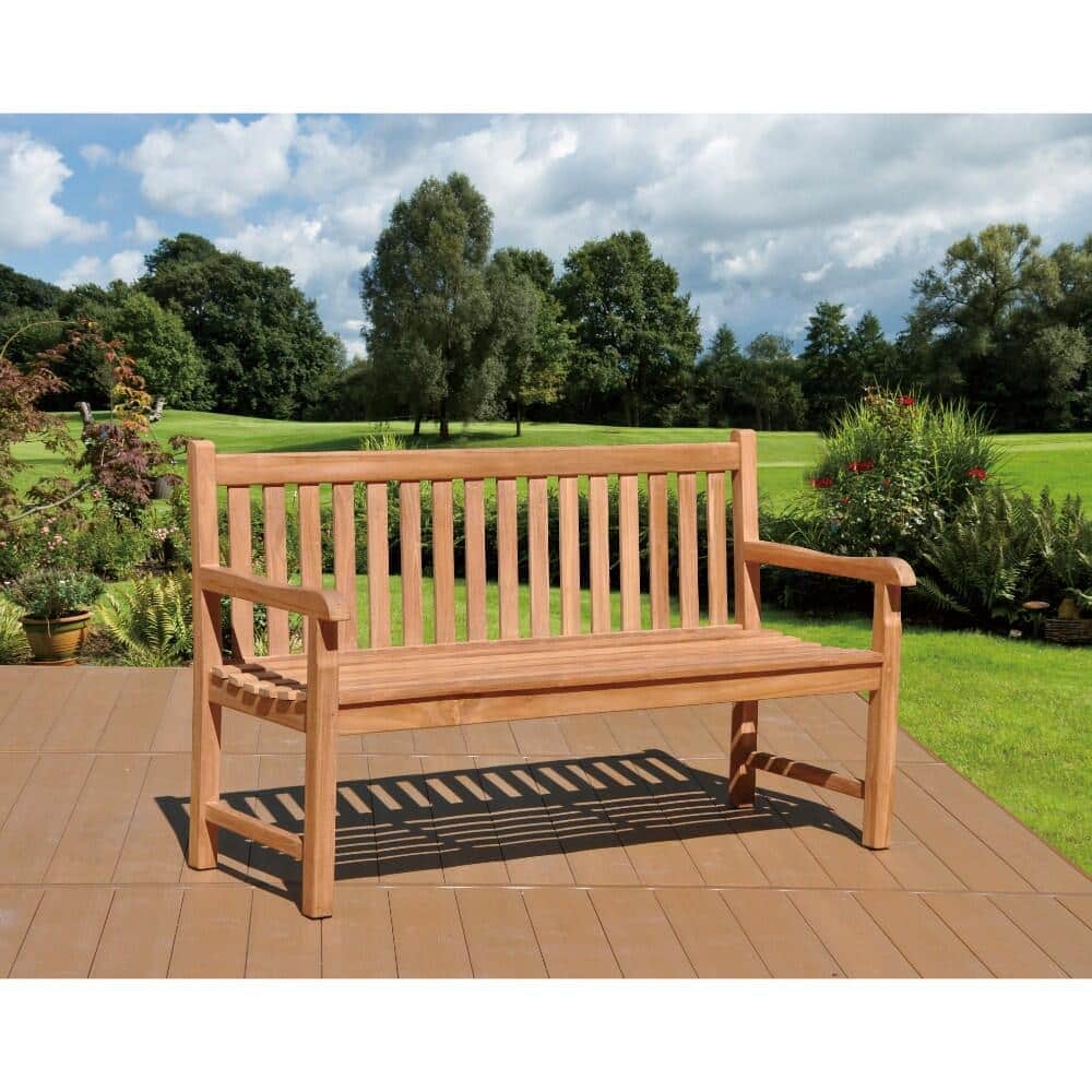 Courtyard Casual Outdoor Bench Courtyard Casual -  Heritage Teak 60" Park Bench 2.5 seater
K/D | 5048