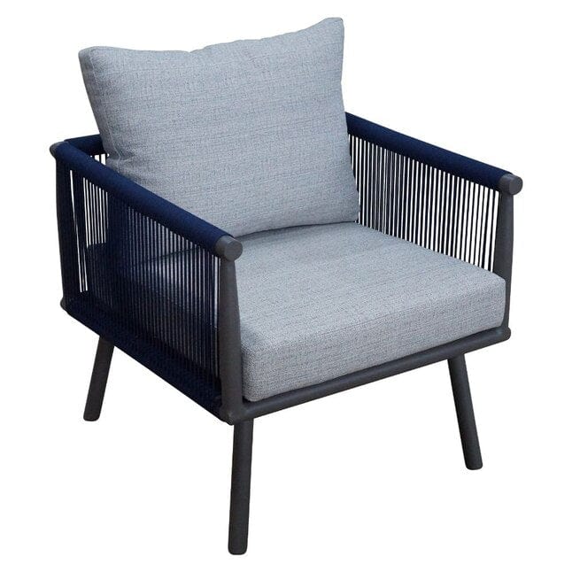 Courtyard Casual Outdoor Chair Courtyard Casual -  Spring Valley 3 Piece Set of 2 Club Chairs and 1 End Table | 5242