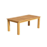 Courtyard Casual Outdoor Coffee Table Courtyard Casual -  Natural Teak Heritage Outdoor Teak Coffee Table | 5032
