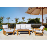 Courtyard Casual Outdoor Coffee Table Courtyard Casual -  Natural Teak Heritage Outdoor Teak Coffee Table | 5032