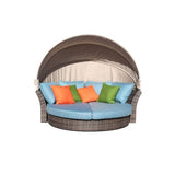 Courtyard Casual Outdoor Daybed Courtyard Casual -  Taupe Eclipse Outdoor Expandable Oval Daybed with Canopy | 5005