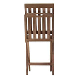Courtyard Casual Outdoor Dining Chair Courtyard Casual -  Heritage Teak Folding Armless Chair | 5034
