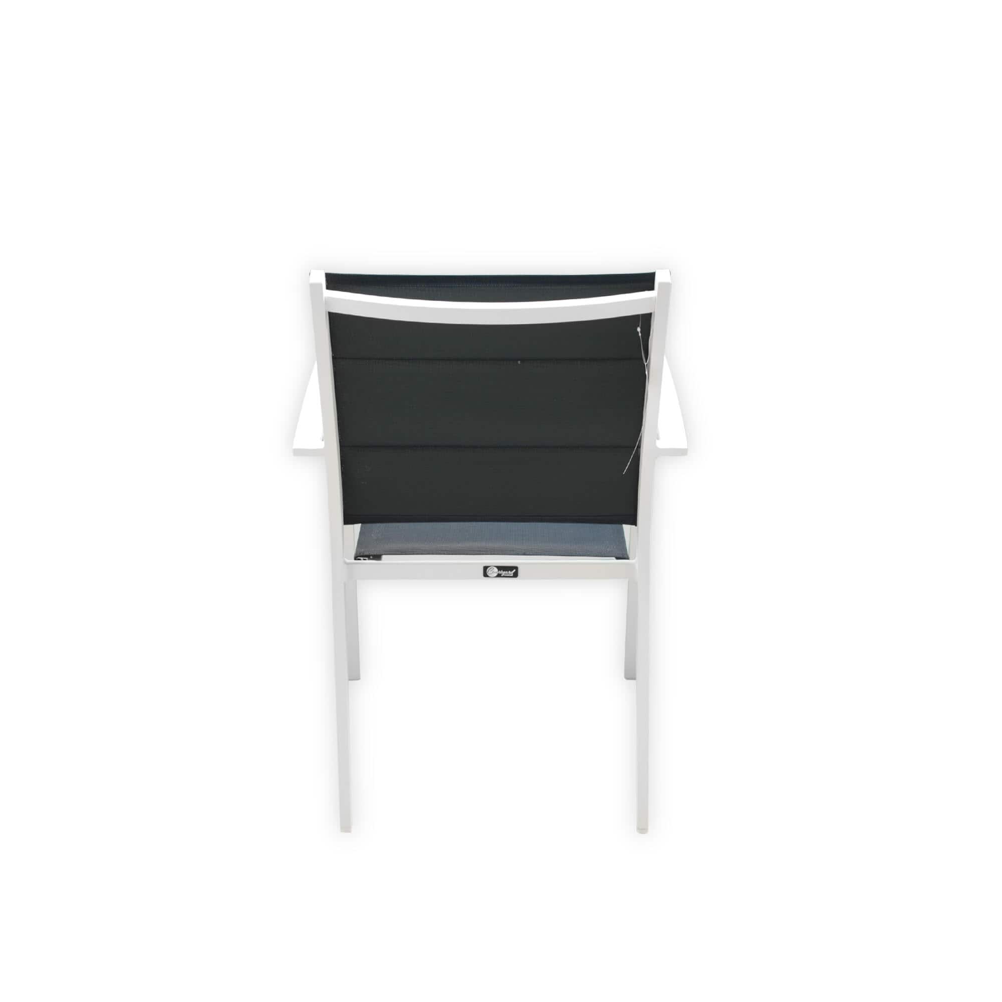 Courtyard Casual Outdoor Dining Chair Courtyard Casual -  Skyline White Aluminum Outdoor Dining Chair, 6 pc Set | 5079