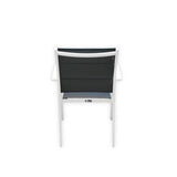 Courtyard Casual Outdoor Dining Chair Courtyard Casual -  Skyline White Aluminum Outdoor Padded Dining Chair, 4 pc Set | 5073