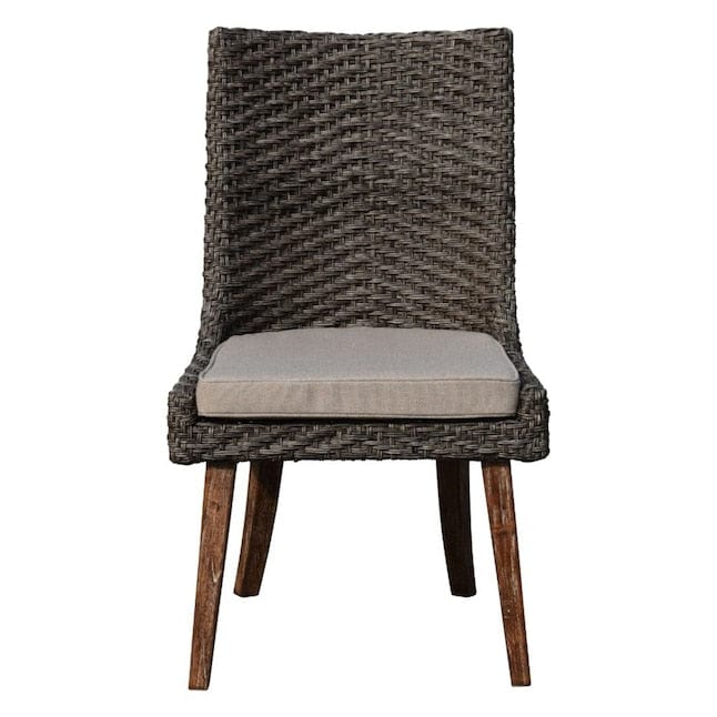 Courtyard Casual Outdoor Dining Chairs Courtyard Casual -  Cosmos FSC Teak 2 Side Chairs | 5193