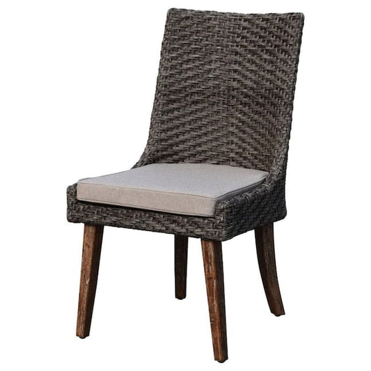 Courtyard Casual Outdoor Dining Chairs Courtyard Casual -  Cosmos FSC Teak 2 Side Chairs | 5193