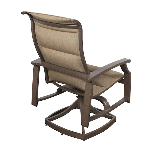Courtyard Casual Outdoor Dining Chairs Courtyard Casual -  Madison 2 Padded-Sling Swivel Dining Chairs | 5324