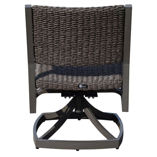 Courtyard Casual Outdoor Dining Chairs Courtyard Casual -  Venice 2 Swivel Spring Dining Chairs | 5195