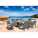 Courtyard Casual Outdoor Dining Chairs Courtyard Casual -  Venice 2 Swivel Spring Dining Chairs | 5195
