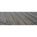 Courtyard Casual Outdoor Dining Table Courtyard Casual -  Driftwood Gray Teak Round Surf Side Outdoor Dining Table | 5011