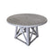 Courtyard Casual Outdoor Dining Table Courtyard Casual -  Driftwood Gray Teak Round Surf Side Outdoor Dining Table | 5011