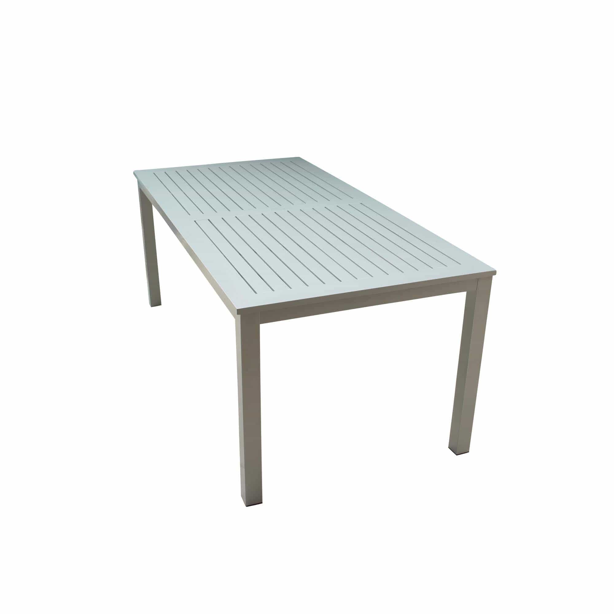 Courtyard Casual Outdoor Dining Table Courtyard Casual -  Skyline Silver Aluminum Outdoor Rectangle Dining Table | 5083