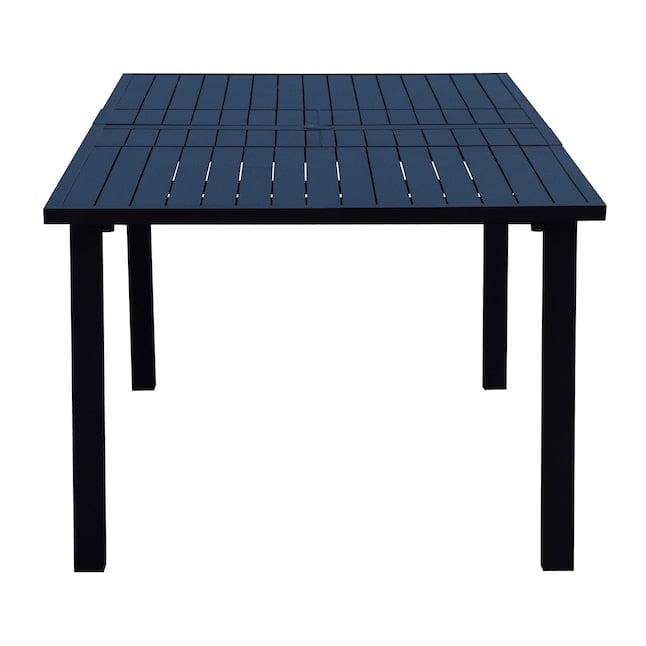 Courtyard Casual Outoor Dining Table Courtyard Casual -  Santorini 71/95 Double Butterfly Extension Table with umbrella hole | 5201