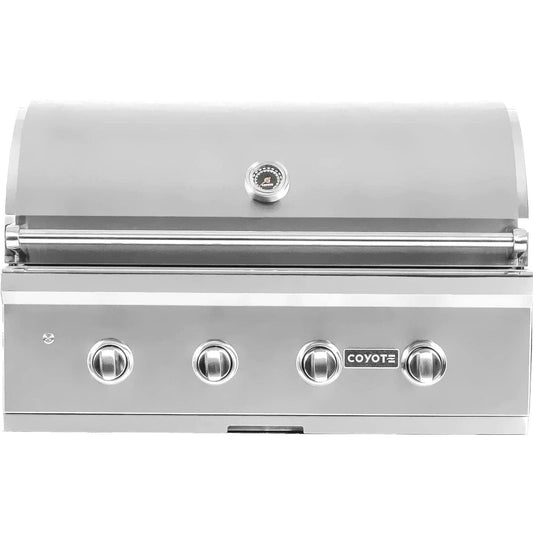 Coyote Gas Grill Coyote C-Series 36-Inch 4-Burner Free-Standing - Natural Gas | Propane Gas Grill - [C2C36LP] [C2C36NG]