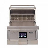Coyote Outdoor Kitchen Package Coyote Outdoor Living - 6' Pellet Grill Island - Weathered Wood - Wood Brown | 28" Pellet Grill | 21" Built-in Refrigerator | 28" Storage Drawer | Ready-To-Assemble