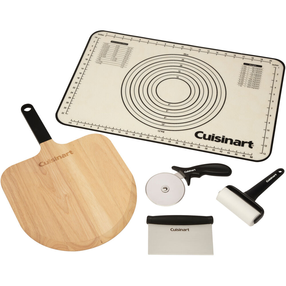 Cuisinart Grill - 5 Pc Pizza Prep & Serve Kit - CPS-3216