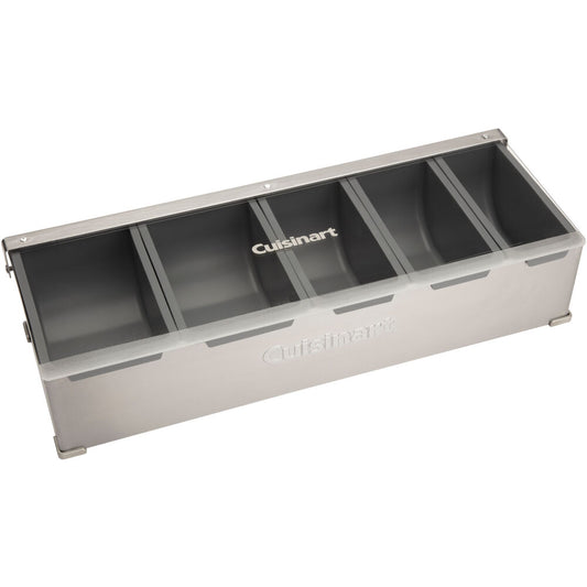 Cuisinart Grill - Condiment & Topping Station for Pizza, Omelets, Burgers, Tacos & More - CPS-617