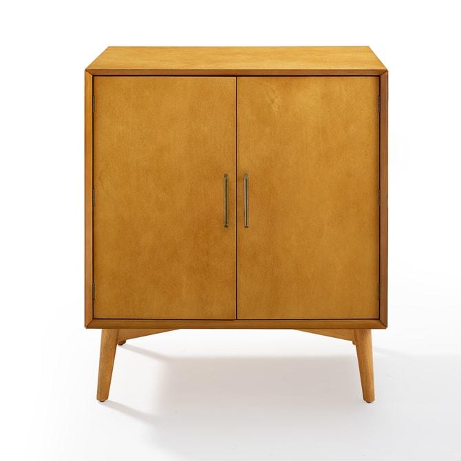 Crosley Furniture Bar Acorn Crosely Furniture - Landon Bar Cabinet Acorn/White - CF4403-XX
