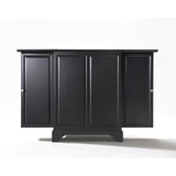 Crosley Furniture Bar Black Crosely Furniture - Lafayette Expandable Bar Cabinet Black/Mahogany - KF40001BBK/MA