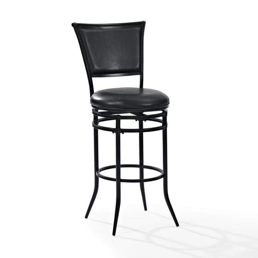 Crosley Furniture Bar Black Crosely Furniture - Rachel Bar Stool White/Include Color - CF520030BK-XX