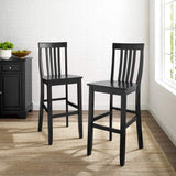 Crosley Furniture Bar Crosely Furniture - School House 2Pc Bar Stool Set Include Color - 2 Stools - CF500330-XX