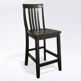 Crosley Furniture Bar Crosely Furniture - School House 2Pc Counter Stool Set Black - 2 Stools - CF500324-BK - Black