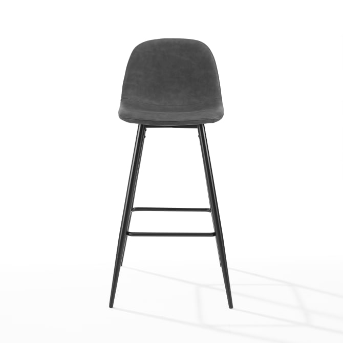 Crosley Furniture Bar Crosely Furniture - Weston 2Pc Bar Stool Set Include Color/Matte Black - 2 Stools - CF501629-XX