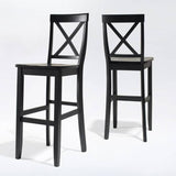 Crosley Furniture Bar Crosely Furniture - X-Back 2Pc Bar Stool Set Include Color - 2 Stools - CF500430-XX