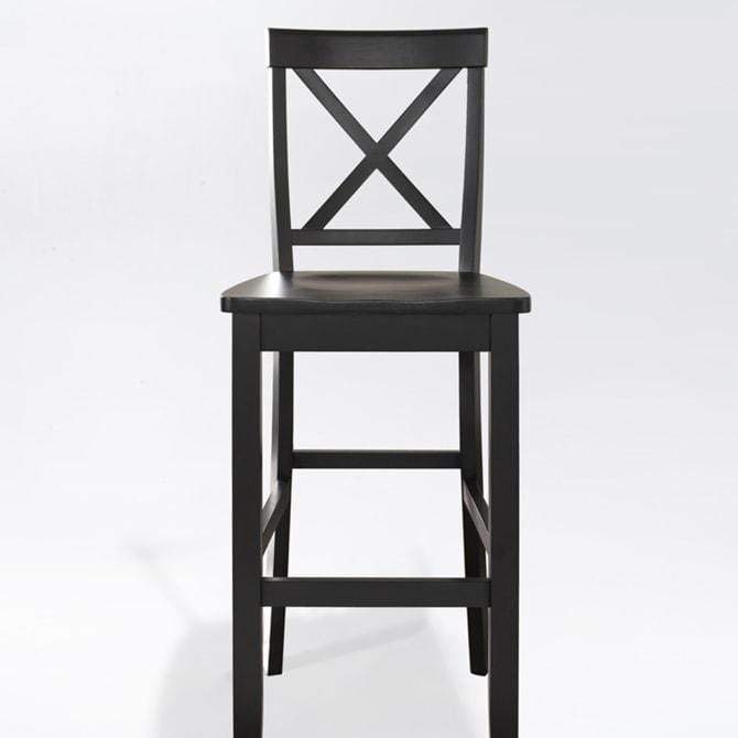 Crosley Furniture Bar Crosely Furniture - X-Back 2Pc Bar Stool Set Include Color - 2 Stools - CF500430-XX