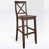 Crosley Furniture Bar Crosely Furniture - X-Back 2Pc Bar Stool Set Include Color - 2 Stools - CF500430-XX