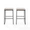 Crosley Furniture Bar Gray Crosely Furniture - Beckett 2Pc Bar Stool Set Gray/ Navy - 2 Stools - CF501830-XX