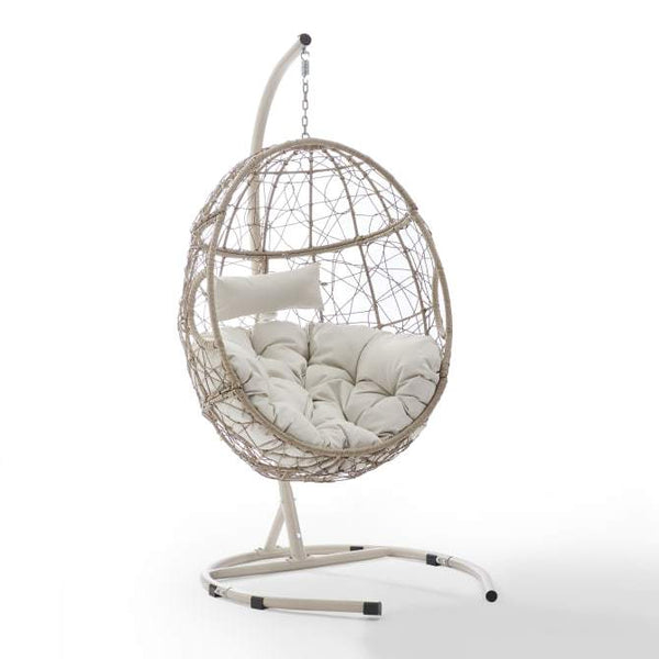 Indoor egg discount chair with stand