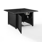 Crosley Furniture Firepits Crosely Furniture - Dante Metal Fire Table Black - CO9014-BK - Black