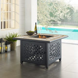 Crosley Furniture Firepits Crosely Furniture - Tucson Fire Table Brown - CO9011-BR - Brown