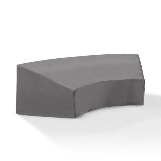 Crosley Furniture Outdoor Accessories Crosely Furniture - Outdoor Catalina Round Sectional Furniture Cover Gray/Tan - CO7505-XX