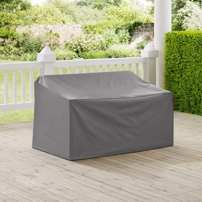 Crosley Furniture Outdoor Accessories Crosely Furniture - Outdoor Loveseat Furniture Cover Gray/Tan - CO7501-XX