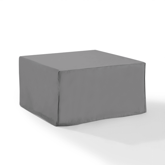 Crosley Furniture Outdoor Accessories Crosely Furniture - Outdoor Square Table And Ottoman Furniture Cover Gray/Tan - CO7507-XX