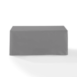 Crosley Furniture Outdoor Accessories Gray Crosely Furniture - Outdoor Rectangular Table Furniture Cover Gray/Tan - CO7502-XX