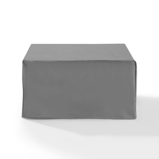 Crosley Furniture Outdoor Accessories Gray Crosely Furniture - Outdoor Square Table And Ottoman Furniture Cover Gray/Tan - CO7507-XX