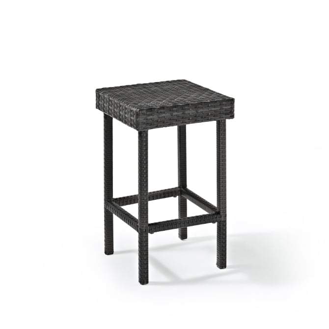 Crosley Furniture Patio Bar Weathered Gray Crosely Furniture - Palm Harbor 2Pc Outdoor Wicker Counter Height Bar Stool Set Brown/Weathered Gray - 2 Stools - CO7107-XX