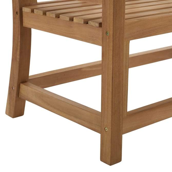Crosley Furniture Patio Benches Crosely Furniture - Caddington Indoor/Outdoor Teak Bench Teak - CO7380-TK - Teak