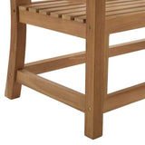 Crosley Furniture Patio Benches Crosely Furniture - Caddington Indoor/Outdoor Teak Bench Teak - CO7380-TK - Teak