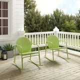 Crosley Furniture Patio Chairs And Chair Sets Crosely Furniture - Griffith 2Pc Outdoor Metal Rocking Chair Set - Include Color - 2 Rocking Chairs - CO1013-XX