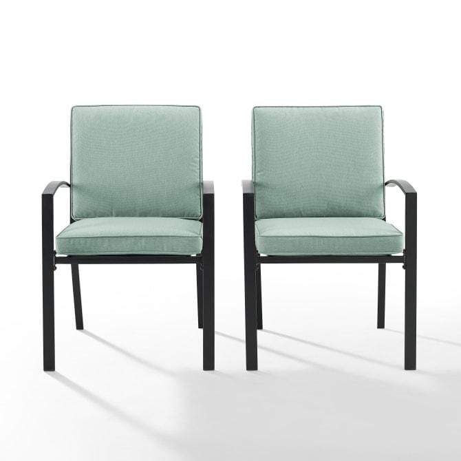 Crosley Furniture Patio Chairs And Chair Sets Crosely Furniture - Kaplan 2Pc Outdoor Metal Dining Chair Set Include Color/Oil Rubbed Bronze - 2 Chairs - KO60025BZ-XX