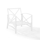 Crosley Furniture Patio Chairs And Chair Sets Crosely Furniture - Kaplan Outdoor Metal Armchair Include Color/White - KO60007WH-XX