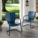 Crosley Furniture Patio Chairs And Chair Sets Crosely Furniture - Ridgeland 2Pc Outdoor Metal Armchair Set Include Color- 2 Chairs - CO1031-XX