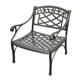 Crosley Furniture Patio Chairs And Chair Sets Crosely Furniture - Sedona Club Chair Black - CO6103-BK - Black