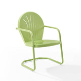 Crosley Furniture Patio Chairs And Chair Sets Key Lime Gloss Crosely Furniture - Griffith Outdoor Metal Armchair - Include Color - CO1001A-XX