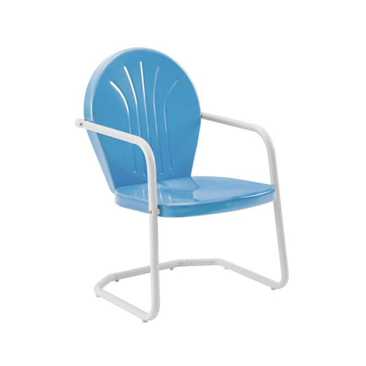 Crosley Furniture Patio Chairs And Chair Sets Sky Blue Gloss Crosely Furniture - Griffith Outdoor Metal Armchair - Include Color - CO1001A-XX
