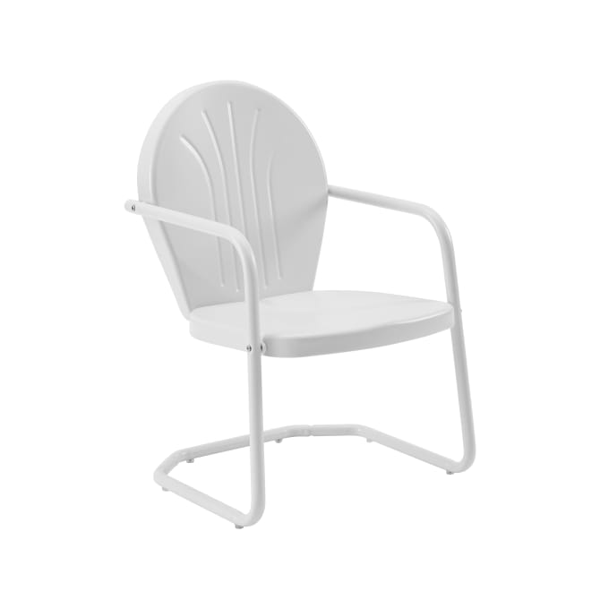 Crosley Furniture Patio Chairs And Chair Sets White Gloss Crosely Furniture - Griffith Outdoor Metal Armchair - Include Color - CO1001A-XX